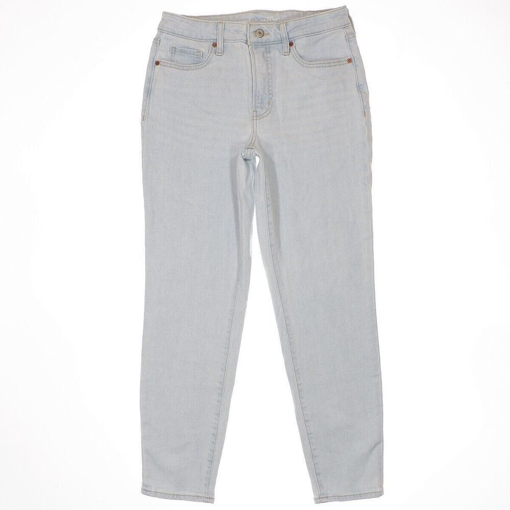 Old Navy Jeans Womens Size 4 Blue OG Straight High Rise Taper Measures 28 x 27